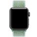 Curea iUni compatibila cu Apple Watch 1/2/3/4/5/6/7, 42mm, Nylon Sport, Woven Strap, Soft Green