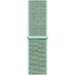 Curea iUni compatibila cu Apple Watch 1/2/3/4/5/6/7, 42mm, Nylon Sport, Woven Strap, Soft Green